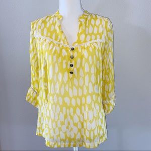 Anthropologie Dolan Yellow Blouse